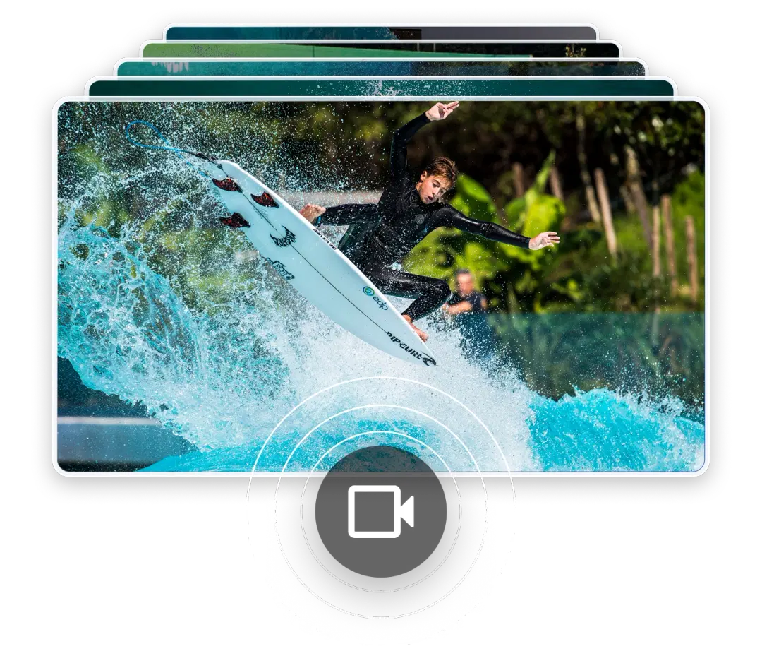 Every wave is captured